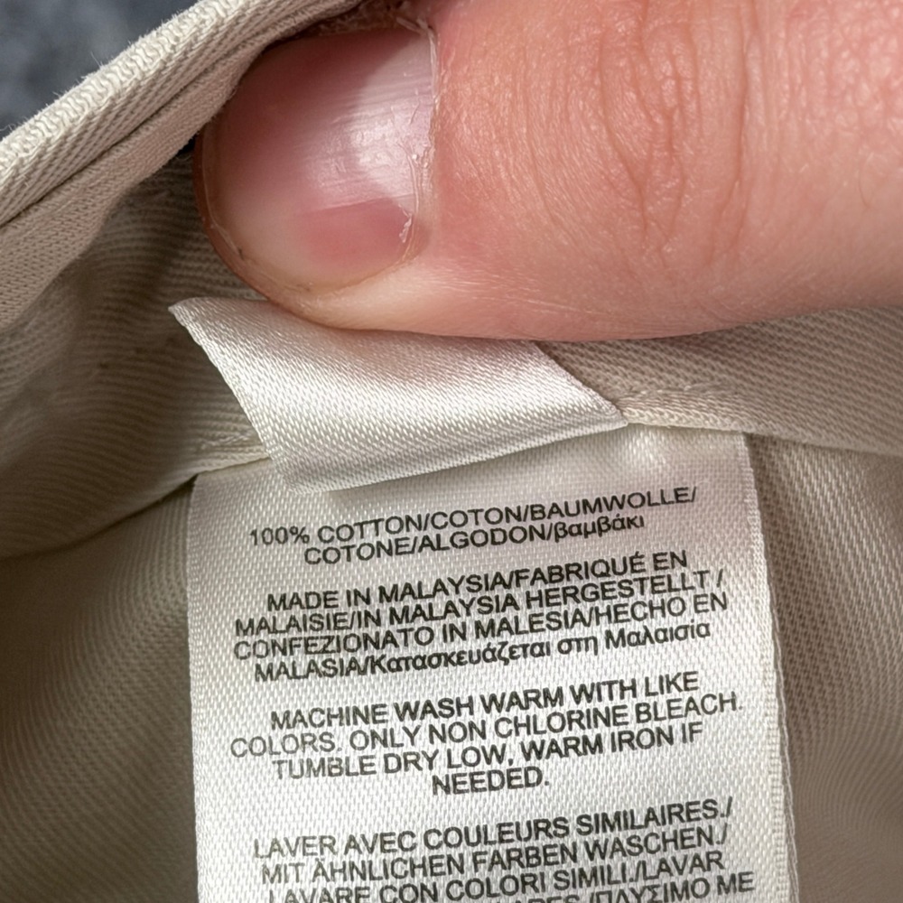 Brooks Brothers Pleated Pants Mens 37x30 Fits 38x28 Beige Advantage Chino Elliot - Picture 4 of 11
